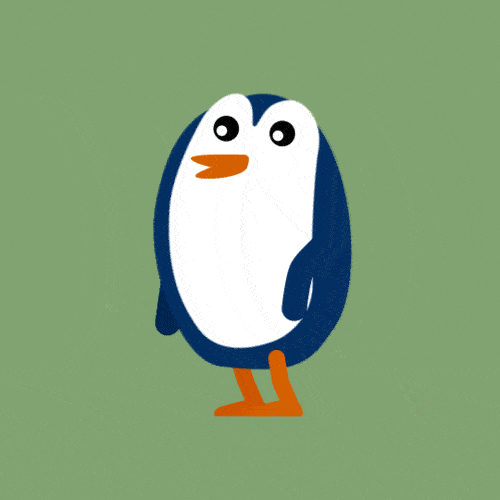 Animation eines Pinguins
