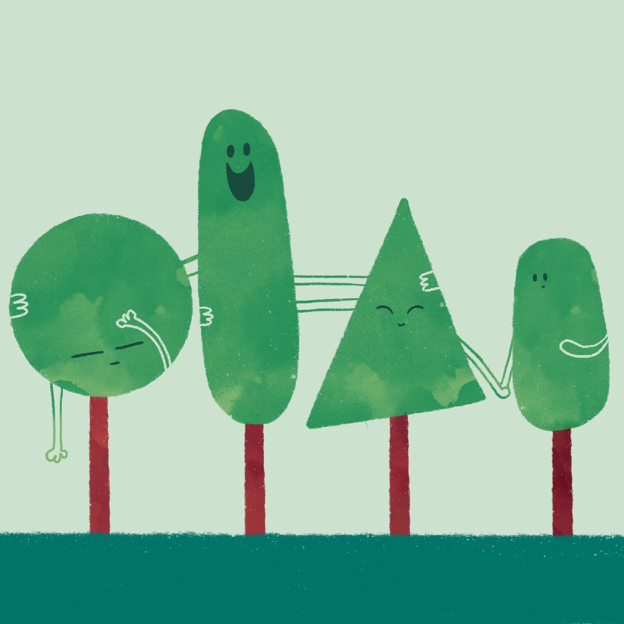 Illustration eines Hundes
